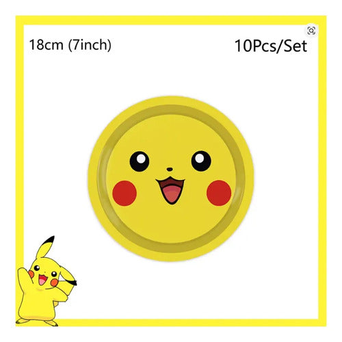 Pokemon Go Pikachu Tema Placas De Papel Decorações Da Festa