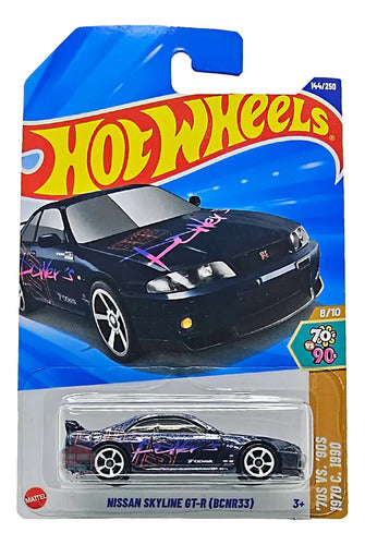 Hot Wheels Nissan Skyline Gt-r (bcnr33) - Hyy04 Azul-escuro
