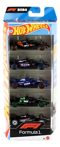 Hot Wheels Formula 1 Conjunto Com 5 Mattel Multicor