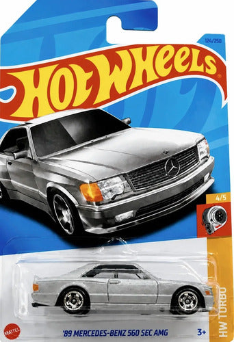 Hot Wheels '89 Mercedes-benz 560 Sec Amg Hkk85 Prateado