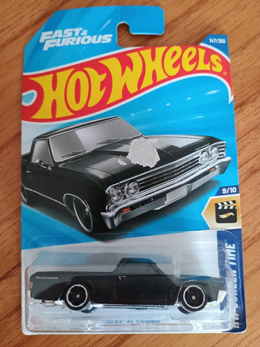 Hot Wheels Fast & Furious Chevy El Camino Preto
