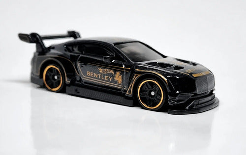 Carrinho Hot Wheels 2018 Bentley Continental Gt3 2025 Jbb30 Preto