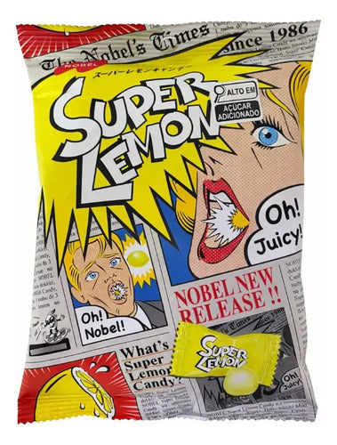 Bala Japonesa Super Lemon Azeda/doce Limão Nobel Importado