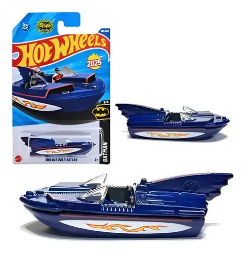 Carrinho Hot Wheels - 1966 Bat Boat/bateau - Mattel C4982 Colorido