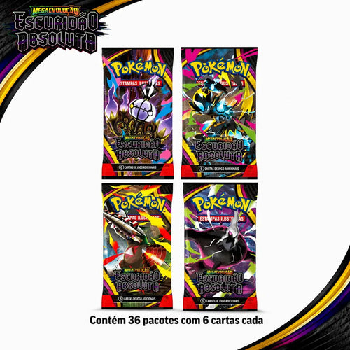 Box Display Pokémon Me05 Escuridão Absoluta Português