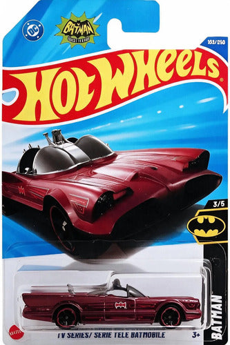Hot Wheels Tv Series / Série Batmobile 103/250 Batman Hyy05 Vermelho