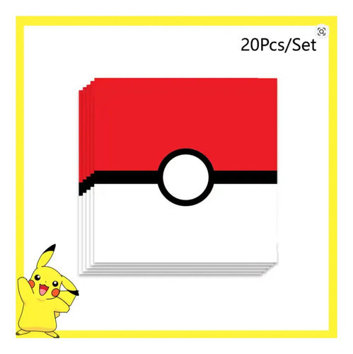 Pokemon Go Pikachu Tema Placas De Papel Decorações Da Festa Guardanapo Pokebola Decoração Festa Aniversario