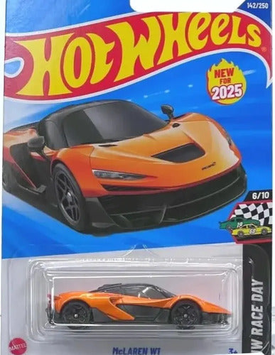 Carrinho Hot Wheels Mclaren W1 - Hw Race Day  - Hyw41 Laranja