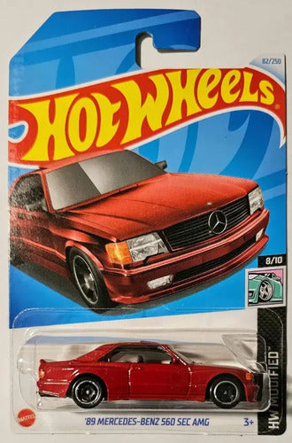 Hot Wheels Modified - '89 Mercedes-benz 560 Sec Amg Vermelho Vermelho