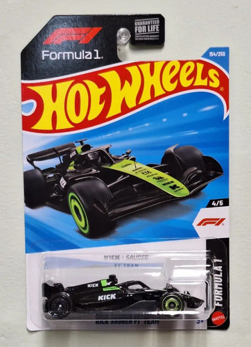 Hot Wheels Kick Sauber F1 Team 2026 Formula 1 154/250 Preto