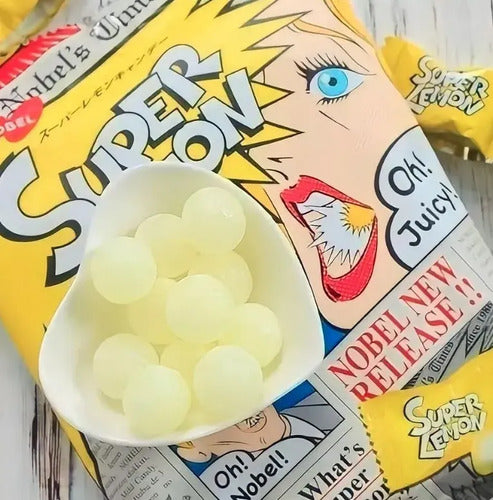 Bala Japonesa Super Lemon Azeda/doce Limão Nobel Importado