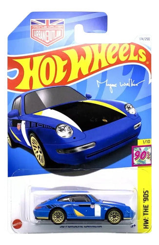 Hot Wheels 96 Porsche Carrera Magnus Walker Urban Miniatura Azul