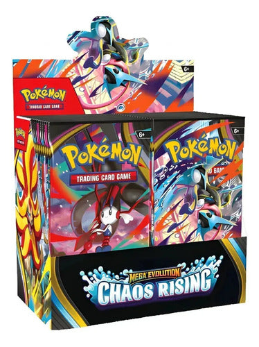 Jogo De Cartas Colecionáveis Box Booster Pokémon Copag Caos Ascendente Português
