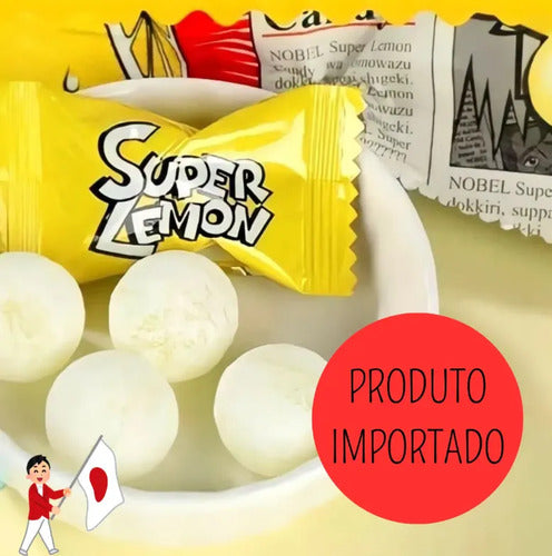 Bala Japonesa Super Lemon Azeda/doce Limão Nobel Importado