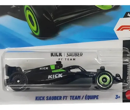 Carrinho Hot Wheels Miniatura Kick Sauber F1 Team C4982 Preto