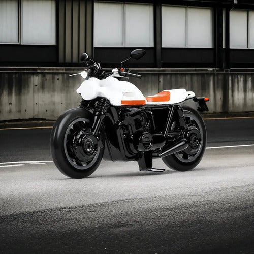 Hot Wheels 1/64 2023: Honda Cb750 Café Hw Moto 141/250 Dv10 Branco