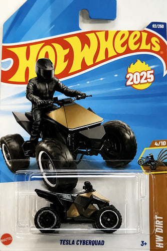 Motocicletas Hot Wheels Moto De Trilha E Outros 6 Cm Metal Preto
