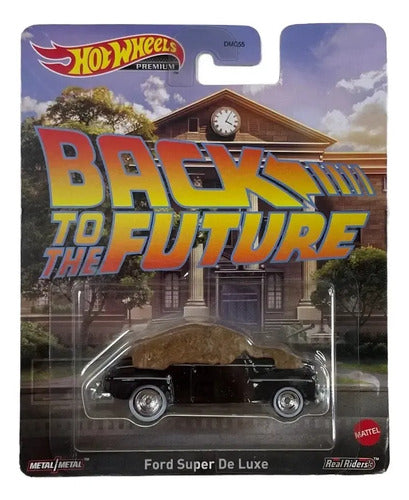 Hot Wheels Premium De Volta Para O Futuro Ford Super De Luxe Preto