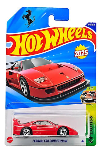 Hot Wheels Ferrari F40 Competizione 1995 1:64 Ferrari F40 Competizione Vermelho