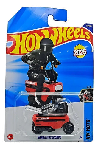 Mattel Hot Wheels Honda Motocompo Vermelho