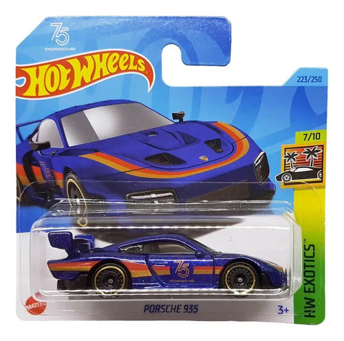 Hot Wheels Hw Exotics 223/250 - Porsche 935 Cor Azul Coleção Azul