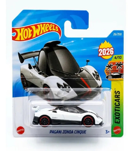 Hot Wheels - Pagani Zonda Cinque - Jjh34 Branco