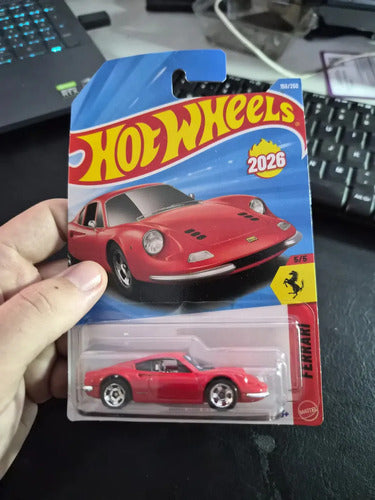 Mattel Hot Wheels Ferrari Dino 206 Vermelho