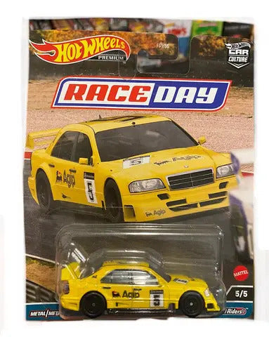 Hot Wheels Premium 94 Amg Mercedes C Class Dtm Touring Car Amarelo